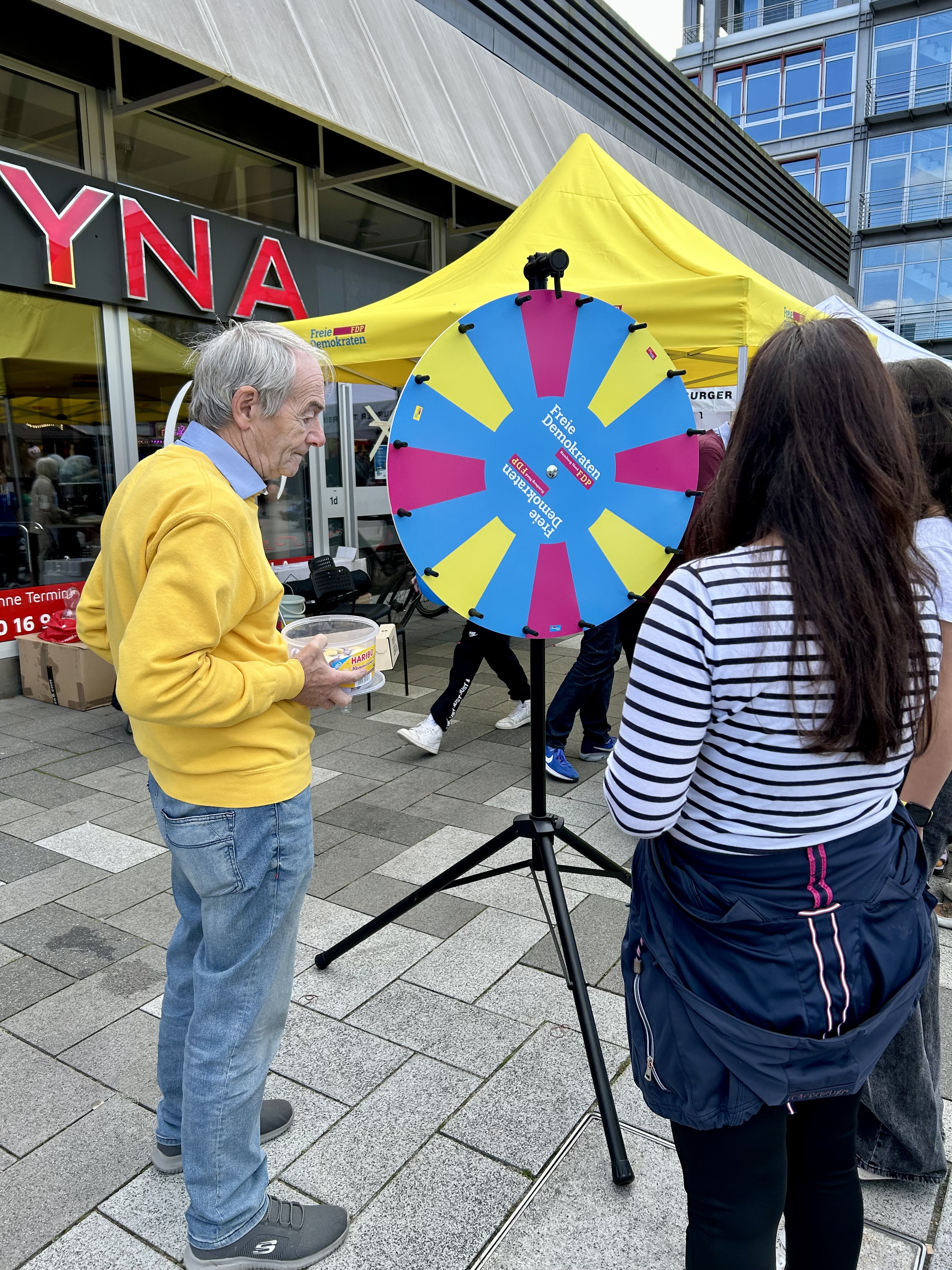 FDP Glücksrad auf dem Kinderfest