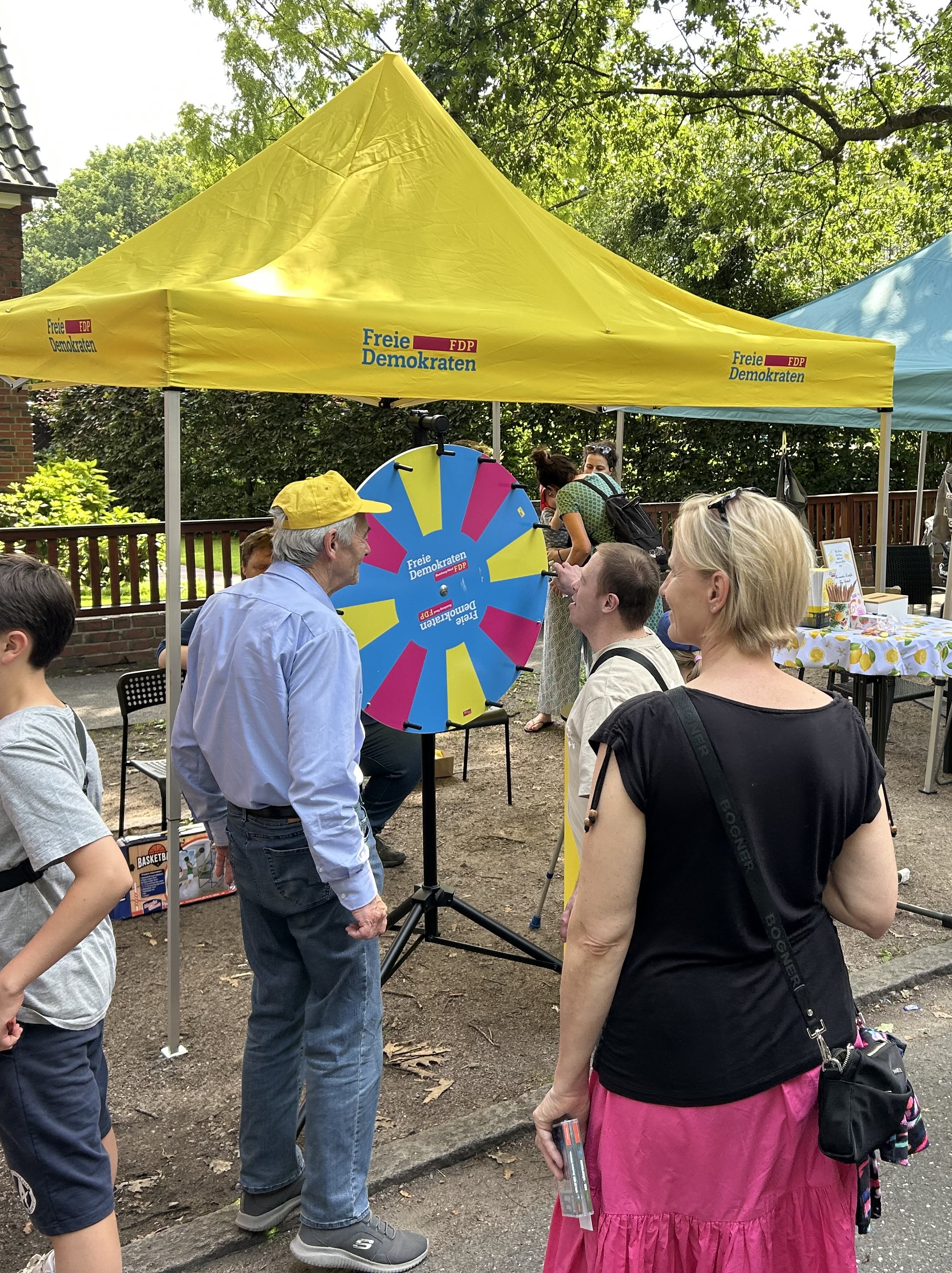 FDP Glücksrad im Einsatz